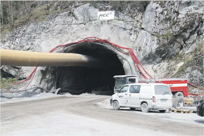  ?? FOTO: HALVOR ULVENES ?? TUNNELEN: Tunnelen Århus-Gvammen er det eneste store prosjektet som Statens vegvesen planlegger å ferdigstil­le i Telemark i perioden 2018–2023.