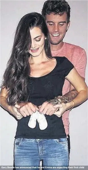  ??  ?? Gary Beadle has announced that he and Emma are expecting their first child