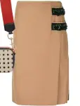  ??  ?? Wool, polyester and cashmere skirt, No.21 ($1,013, at farfetch.com)