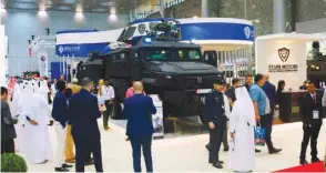  ?? PICTURES: Ram Chand ?? Many armoured vehicles and similar equipment built in France were on display at the expo.