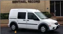  ?? The Sentinel-Record/Tanner Newton ?? VAN GO(GH): The newspaper will accept entries throughout the month of November for designs for its company van. Artists in the community are encouraged to submit their designs for this “mobile mural,” which will be seen throughout Hot Springs.