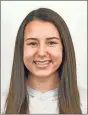  ?? Dalton College Athletics ?? LaFayette High School soccer alum Megan Wilson was named the SSAC Offensive Player of the Week for her two goals in her debut for Dalton State, a 3-1 win at Florida College.