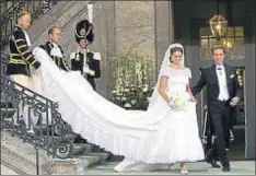  ?? GTRES / ARCHIVO ?? La anterior boda real sueca, la de Magdalena, en el 2013