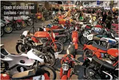  ??  ?? Loads of classics and customs – and an indoor sprint too!