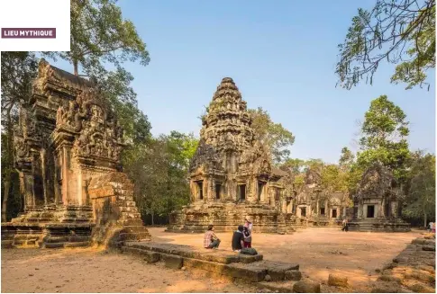  ??  ?? La cité fortifiée d’Angkor Thom, dans la province de Siem Reap, abrite le temple de Thommanon.