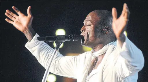  ?? PETER KOLLANYI THE ASSOCIATED PRESS FILE PHOTO ?? Grammy-winning singer Seal says he has stopped watching news about the pandemic and is doing everything he can to feel close to people in these isolating times.