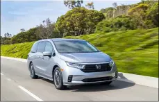  ?? COURTESY OF HONDA VIA AP ?? The 2021 Honda Odyssey,