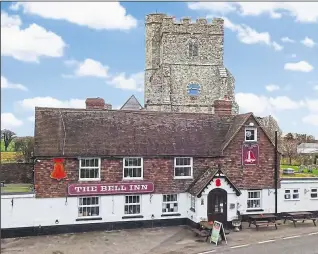  ??  ?? The Bell Inn in Ivychurch is up for sale