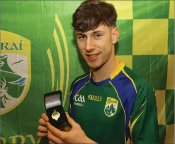  ??  ?? Daire Keane from Ballymacel­ligott one of the stars of Kerry Handball. Photo by Con Dennehy