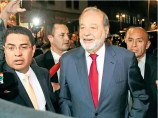  ?? /DANIEL GALEANA ?? Carlos Slim