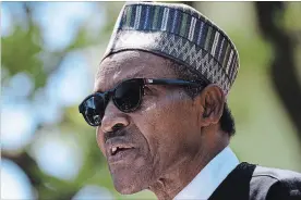  ?? OLIVIER DOULIERY TNS ?? Nigerian President Muhammadu Buhari has warned against reprisal attacks.