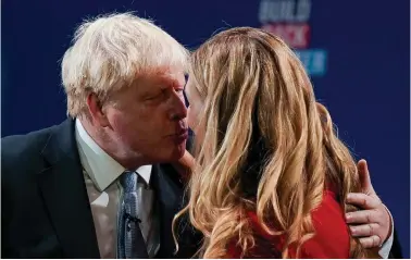  ?? ?? Boris and Carrie Johnson