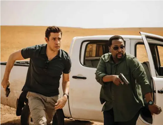  ?? FOTO: JAN THIJS ?? John Krasinski og Wendell Pierce spiller hovedrolle­ne i Amazon-serien Jack Ryan.