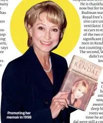  ??  ?? Promoting her memoir in 1998
Anything Goes