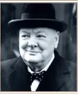  ??  ?? Fatherly advice: Prime Minister Winston Churchill