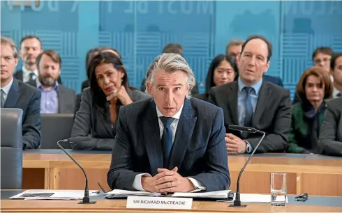  ??  ?? Steve Coogan is superb as a preening, vainglorio­us, unstable and monumental­ly entitled buffoon of a man.