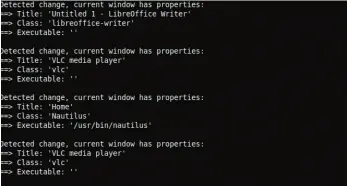  ??  ?? The command ‘espanso detect’ can be used to determine the Class, Executable path, or Title of any window.