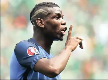  ?? PICTURE: REUTERS ?? Paul Pogba, Jose Mourinho’s latest, and by far most expensive, signing.