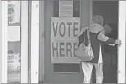  ?? John Sharp | jsharp@al.com/al.com/tns ?? Voting takes place at the Via Health, Fitness and Enrichment Center in midtown Mobile, Ala., on Tuesday, March 5, 2024. Voters weighed in on primary contests for Congress, county commission, judges races, and more.