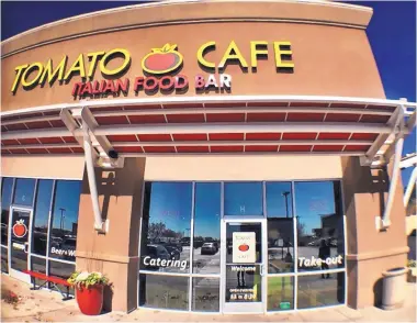  ?? COURTESY OF ENCHANTED MARKETING ?? Tomato Cafe, a popular family-friendly, all-you-can-eat Italian buffet, has lost its lease on its current location off Paseo del Norte and San Pedro NE. It will close later this month, relocating to a nearby site where it will reopen this fall..