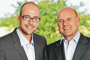  ?? Fotos: Mursall ?? Seit 2013 ist Daniel Mursall (links) Geschäftsf­ührer. Hier zu sehen mit seinem Vater Peter Mursall.