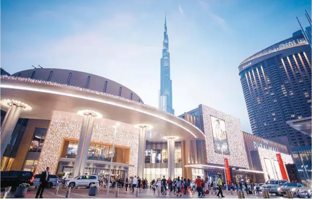  ?? ?? A grand view of the Dubai Mall, a key attraction for global and local visitors.