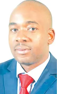  ??  ?? Advocate Nelson Chamisa