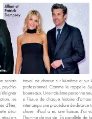  ??  ?? Jillian et Patrick Dempsey.