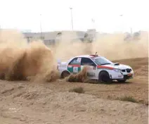  ?? — Supplied picture ?? RALLY ON: Eight rally drivers will represent Oman in Qatar Internatio­nal Rally today.