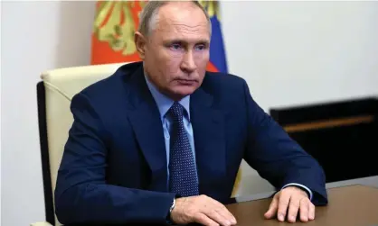  ?? Photograph: Sputnik/Reuters ?? President Vladimir Putin signed the arms control treaty into law on Friday after the Russian parliament approved it on Wednesday.