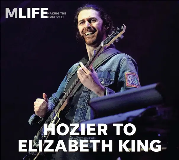  ?? JOE RONDONE/THE REPUBLIC ?? Fans listen as Hozier performs during Innings Festival at Tempe Beach Park on Feb. 24, 2024.