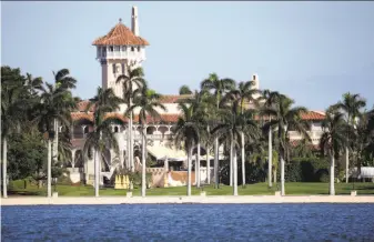  ?? Lynne Sladky / Associated Press 2016 ?? About 20 charities have canceled or moved their fundraisin­g events from President Trump’s Mar-a-Lago estate in Palm Beach, Fla., with only a few newcomers taking their place.