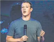  ?? BLOOMBERG/FILE ?? ▪ Facebook CEO Mark Zuckerberg said he was open to testifying before the Congress