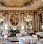  ?? ?? OPULENT: The dining room at Le Meurice