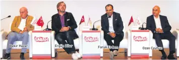  ??  ?? Bekir Hazar Ergün Diler Faruk Erdem Ozan Ceyhun