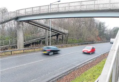  ?? Picture: Steven Brown. ?? The pedestrian was walking along the A911 near Windygates when he was hit from behind by a car.