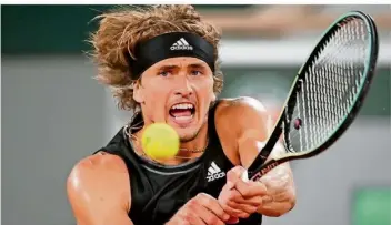  ?? FOTO: POUJOULAT/AFP ?? Alexander Zverev ließ dem Japaner Kei Nishikori nicht den Hauch einer Chance.