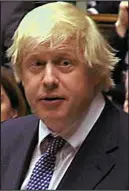  ??  ?? Waffler: Boris Johnson last night