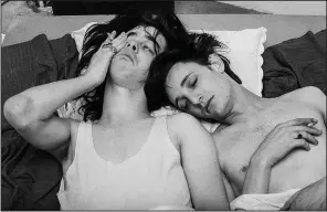  ?? (Special to the Democrat-Gazette/Rainer Berson) ?? Nick Cave (left) and Rowland S. Howard of the Birthday Party. The band is the subject of the documentar­y “Mutiny in Heaven,” which is streaming now on Amazon Prime.
