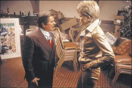  ?? Universal Pictures ?? Nicky Santoro (Joe Pesci) confronts Ginger Rothstein (Sharon Stone) in a scene filmed at Piero’s.