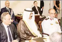 ?? KUNA photo ?? Kuwaiti Deputy Premier and Minister of Defense Sheikh Mohammed AlKhaled Al-Hamad Al-Sabah during the meeting at the Pentagon.