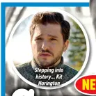  ?? ?? Stepping into history... Kit Harington