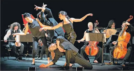  ?? L'AUDITORI ?? La compañía de danza contemporá­nea Antonio Ruz y la Accademia del Piacere en la fantasía escénica À l’Espagnole