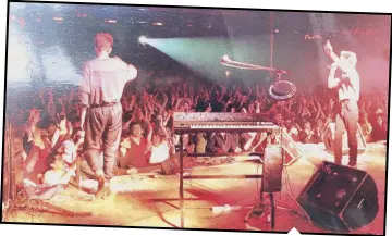  ?? ?? Concierto de Depeche
Mode en Pachá Auditorium
en el año 1985