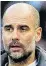  ??  ?? Pep Guardiola