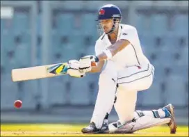  ?? HT PHOTO ?? Aditya Tare scored an unbeaten century on the final day of Mumbai’s game against Railways.