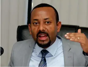  ?? Photo: Contribute­d ?? Ethiopian Prime Minister Abiy Ahmed.