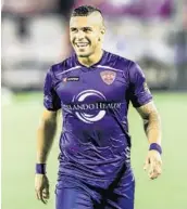  ?? STAFF FILE PHOTO ?? Dom Dwyer, who last wore an Orlando City uniform in 2013, is expected to play in Saturday’s match in Atlanta.