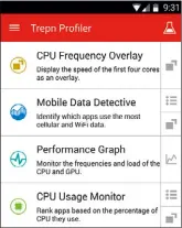  ??  ?? Trepn Pro ler gibt Ihnen viele Tools zum Testen der Leistung Ihres Smartphone­s.