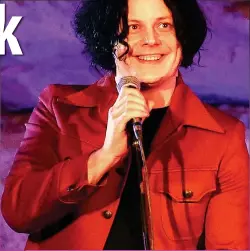  ??  ?? Bold: Jack White is still pushing back the boundaries